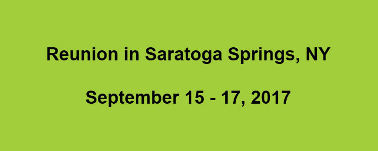 Reunions title-green background